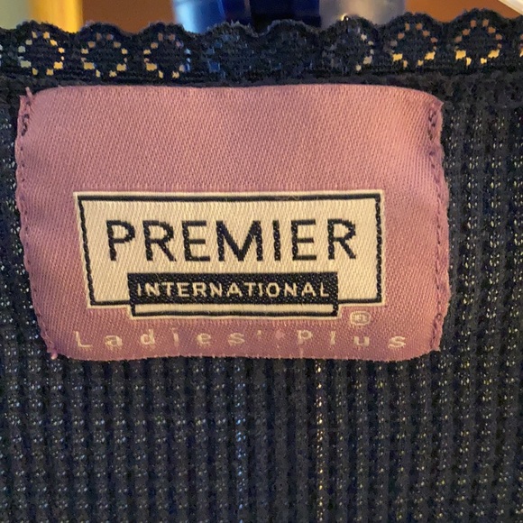 Premier International Ladies’ Plus long sleeve waffle weave top 1X - Picture 3 of 9